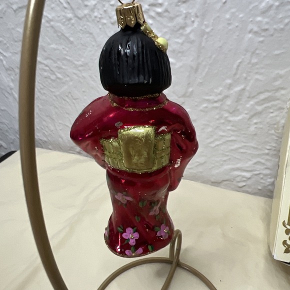 Impuls Polish Glass Christmas Ornament MouthBlown‎ Hand Painted - Picture 4 of 4